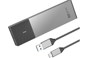 SAN ZANG MASTER Alloggiamento M.2 NVMe SSD Con Trasmissione da 10 Gbps - Adattatore USB 3.2 per 2230 2242 2260 2280 PCIe M-Key & M+B Key (Digitare da C ad A)