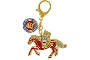 juanxian Feng Shui Windhorse Success Red Keychain W4266