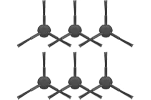 HoHumoca Pack of 6 Replacement Side Brush for Dreame L10s Pro/D10 Plus/D9s Plus/L10s Ultra/L20 Ultra/L10s Pro Ultra/L10s Pro Ultra Heat/L10s Pro Gen 2/L10s Plus/L10 Prime/X30 Ultra, for Mova E30 Ultra