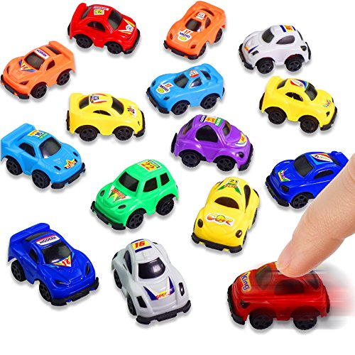 German Trendseller 6 x Voitures de Course avec Pull-Back?Véhicules á Remontoir?l'anniversaire d'enfant?Petit Cadeau?Idée Cadeau