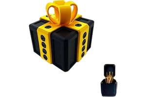 GENERISCH Ärgerliche Geschenkbox, Nervige Geschenkbox, Lustiges 3D-Schraubenspielzeug, Mittelfinger in Der Box, Streich-Geschenkbox, Überraschungsgeschenk für Erwachsene, Büro und Wohnkultur (Black Gold)