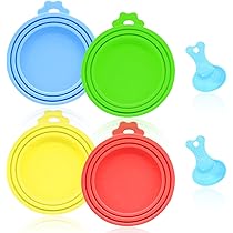 4 Coperchi In Silicone Per Scatolette Cane E Gatto - Hermetici, Colorati E Super Pratici