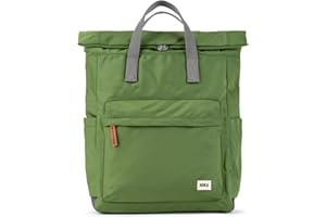 ROKA LONDON ROKA Canfield Roll Top Backpack for Women & Men - Large Roll Top Rucksack w/Magnetic Closure - Work, School, Travel Backpack