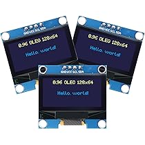 Display OLED 0.96 Pollici - Schermo IIC 128x64 Pixel, Giallo E Blu, Per Progetti Elettronici - Foto 4