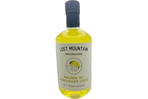 BLACK BRIDGE DISTILLERY Lost Mountain Lemonade Moonshine - Small Batch Premium Spirit 60 Proof - Unique Alcohol Gift for Men - Handcrafted Flavoured Drink – Grown Up Lemonade Sippin Likka - 70cl, 30% vol