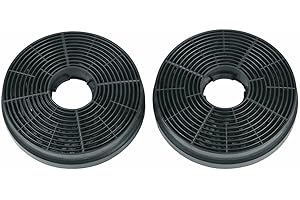 AllSpares filtro de carbón activo (2 unidades) compatible con Ciarra CBCF002/CBCF002X2