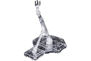BANDAI SPIRITS Bandai MK57417 Clear Action Base1 Display Stand 1/100 Expositor Accesorios, Ninguno, Pequeño