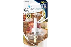 Glade Plug in Air Freshener Refill, Electric Scented Oil Room Air Freshener, Sandalwood & Jasmine, Duo Pack (2 x 20 ml)