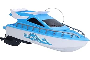 BNINETEENTEAM Łódź zdalnie sterowana, wysoka prędkość i wysoka precyzja, łódź sterowana radiowo 2,4 GHz z szybką ładowarką dla dorosłych, dzieci, prezenty urodzinowe i rozrywki rodzinnej