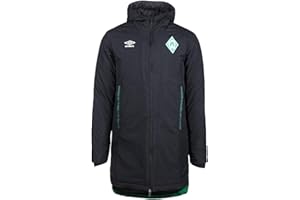 ‎UMBRO Umbro SV Werder Bremen Padded Winterjacke Herren schwarz/grün, M (48/50 EU)