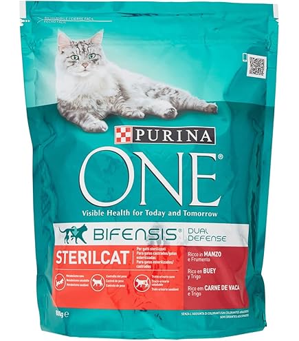 Purina Friskies Droogvoer voor katten, gesteriliseerd met zalm, tonijn en groenten, 12 verpakkingen à 375 g