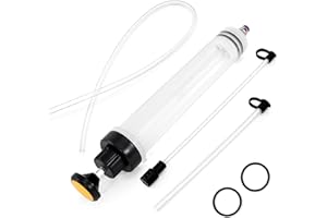 Yesaler Pompe D'aspiration Huile Aspiration Seringue Pompe de Liquide Manuelle de Carburant 500ml Pompe de Liquide de Frein pour Le Liquide de Frein