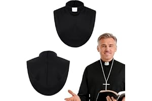 XCSJ Klerus-skjorta, halsband, prästkrage, prästkrage, prästkrage, klarus, skjorta, halsband, män, kvinnor, kostymer, tillbeh