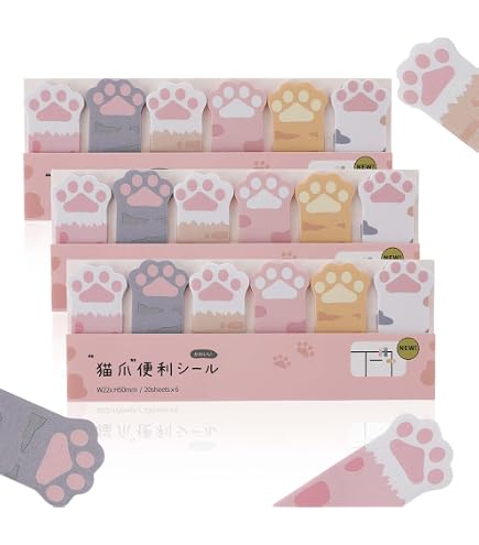 120 Feuilles Mini Bloc-Notes Kawaii Multicolores – Notes Autocollantes Mignonnes, Idéal Scrapbooking, Bureau & École
