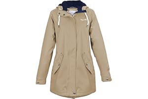 Regenliebe Damen Regenmantel | Friesennerz tailliert | gestreiftes Innenfutter | winddicht und wasserdicht