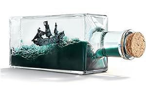 Mikamax Nave pirata inaffondabile - Nave da crociera alla deriva fluida - Nave - Nave inaffondabile - Non affondare mai - Decorazione - Decorazione Appartamento