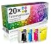 Produktbild N.T.T.® 20x XL Tintenpatronen kompatibel zu HP940 XL (8 Schwarz, 4 Cyan, 4 Magenta, 4Yellow) Multipack mit aktuellstem Chip für HP OfficeJet Pro 8000 Wireless, 8000AIO, 8000W, 8500, A809, A909a, A909g, A909n, 8500A e-All-in-One Plus, All-in-One 8500AIO, 8500W Druckerpatronen
