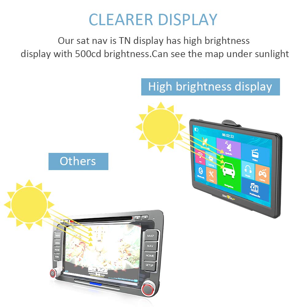 7-inch-high-brightness-sat-nav-and-touchscreen-including-pre-installed-UK-and-EU-maps-for-free-lifetime-updatessat-nav-built-in-8BG-No-need-to-insert-a-card