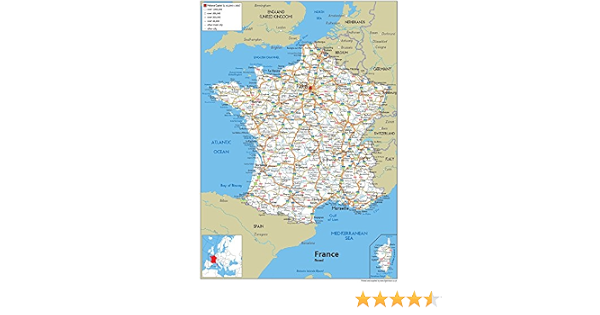 Carte Routiere De La France Papier Plastifie Format A1 59 4 X 84 1 Cm Amazon Fr Fournitures De Bureau Carte Routiere De La France Papier Plastifie Format A1 59 4 X 84 1 Cm Amazon Fr Fournitures De Bureau