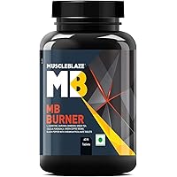 MuscleBlaze MB Burner, L- Carnitine, Garcinia Cambogia, Green Tea, Coleus Forskohlii, Green Coffee Beans, Black Pepper…