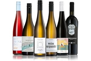 ‎GEILE WEINE GEILE WEINE Weinpaket LIEBLINGE (6 x 0,75l) Probierpaket mit Weißwein, Rosé und Rotwein von Winzern Deutschland, Italien & Argentinien