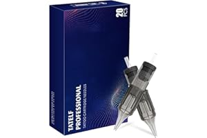 ‎TATELF TATELF Patronen Nadeln 20 Stück 1003RL Professionelle für Augenbrauen Lippen Sterilisierte Round Liner 316L Stahl
