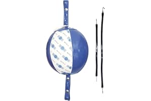 Ringside Apex Double End Bag, Black/White, 7"