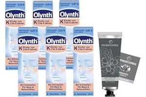 ‎OLYNTH Olynth Nasenspray Kinder Set mit 6 x 10 ml inklusive einer Handcreme ODER Handseife von Apotheken-Express