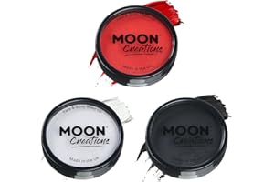 Moon Creations - Profesjonalna farba do twarzy aktywowana wodą – zestaw 3 kolorów