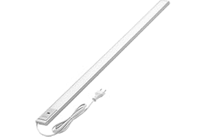 OKTAPLEX LIGHTING Oktaplex Riva Lampe d'agencement LED 90cm dimmable blanc chaud 730lm plat éclairage cuisine avec capteur lampe d'agencement 10W argent
