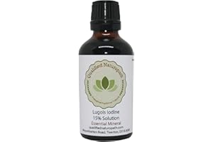 QUALIFIED NATUROPATH - PROFESSIONAL PRACTITIONER PRODUCTS Lugols Iodine Solution 15% - 50ml - with Dripper/Dropper Top