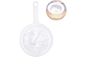 CICIING Filtro dell'Alimento in Nylon Fine - Colino Con Maniglia 100 Maglia per Cucina - Plastica per Caffè, Latte, Succo