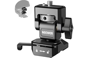NEEWER Camera Monitor Mount con QR NATO Clamp, Tornillo de Antitorsión de 1/4" para Monitor de 5" y 7",Giro de 360° y Inclinación de 180°, Compatible con Atomos Ninja V,Compatible con SmallRig, MA005