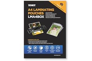 Texet Pochette à plastifier A4 Emballage cadeau