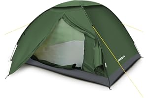 JAICOM Tienda de Campaña para 1-4 Persona, Tiendas iglú Ultraligera e Impermeable, Fácil de Montar Doble Capa Tienda Campaña, para Senderismo, Escalada al Aire Libre, Camping, Playa, Familia