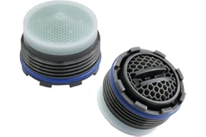 RUDIS-SPAREPARTS Aérateur Robinet 5,7l M18.5 compatible avec IKEA YTTRAN, ÄLMAREN, GLYPEN Régulateur de Jet (lot de 2)