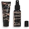 Makeup Revolution Combo of 25 ML Illuminating Prime & 50 ML Fixing Spray for Women Makeup, Gives you the Long-Lasting Makeup, Radiant Glow & Hydration Boost, Full Coverage for All Skin Type