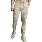 Highlander Men's Cargo Jogger Trousers| Utility Pockets | Trouser for Men | Men Trousers