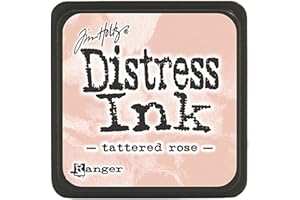 Ranger Mini Stempelkissen, Farbe: Gealtertes Mahagoni Tattered Rose