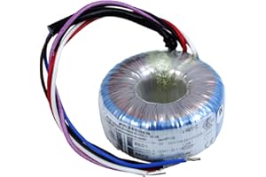 LUMONIC Sedlbauer transformador toroidal transformador 30VA 2x24V para audio, industrial, halógeno y sobre rieles – 230 V tensión de entrada – 48 V voltaje seco