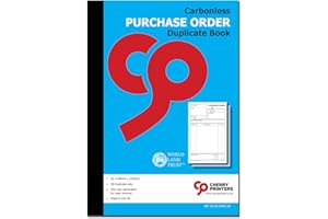 CHERRY PRINTERS NCR Purchase Order PO Duplicate Book A5 50 sets sin carbono