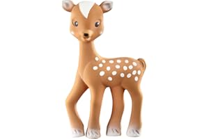 Sophie la Girafe - Fanfan le Faon - Jouet d'Eveil Bébé / coffret cadeau - Jouet 100% caoutchouc naturel - Idéal pour Relaxer les Gensives - dès la naissance