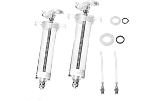 WETRYS 2PCS Mangeoire à Oiseaux pour Bébé Perroquet,Seringue d'alimentation en Plastique pour Bébé Oiseaux,Tubes de Culture pour Bébés oiseaux et Bébés Animaux de Compagnie