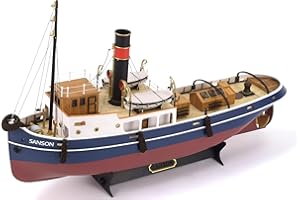 Artesanía Latina – Maquette de Bateau en Bois – Remorqueur, Sanson - Modèle 20415, Échelle 1:50 – Modèles à Assembler – Niveau Moyen