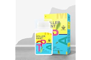 MAJOME 1 PC Stehaufe Wandreparatur Rollbürste mit Wandreparaturpaste Schnell Trocknende Wandreparaturpaste Wandfarbe Reparatur Wandpaste, Spachtelmasse Reparieren Sie Graffiti,Kratzer, Flecken, Risse