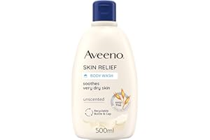 ‎AVEENO Aveeno , Skin Relief, Duschgel, beruhigt sehr trockene Haut, 500 ml (1 Packung mit 1), Verpackung kann variieren