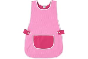 Siry Work Grembiule Scuola Infanzia, Cucina Donna, Taglia Unica, Regolabile in Vita con Due Bottoni che lo Rendono Facile da Indossare, Made in Italy, Art. Dalia