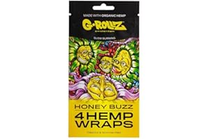 G-Rollz Honey Flavored Hemp Wraps 4er
