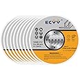 ECVV 10 Pcs Diamond Metal Cutting Wheel 115mm (4-1/2") Diamond Blade Metal Stainless Steel Cutting Disc for Angle Grinder and Circular saw (1mm)