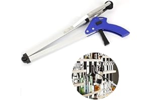 Reacher Grabber Tool, Xfaiz Aluminium Alloy 32" inch Foldable Pick Up Reaching Tool for Elderly Lightweight Extra Long Handy Trash Claw Grabber Arm Extension